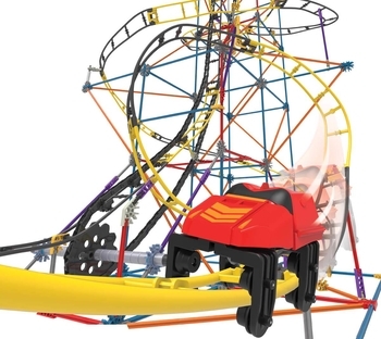 Конструктор K'Nex Американські гірки Гніздо шершня, 617 деталей (17038) - Pampik - 4