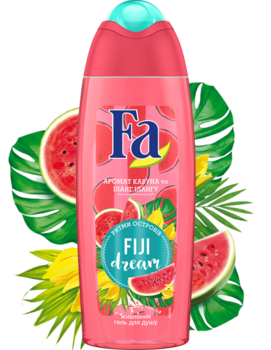Гель для душа Fa Ритмы островов Fiji Dream аромат арбуза и иланг-иланга, 250 мл - Pampik - 3
