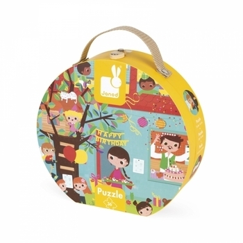 Пазли Janod Вечірка День Народження, 36 елементів (J02764) - Pampik - 2