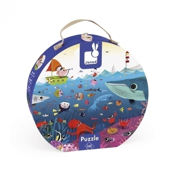 Пазли Janod Підводний світ, 100 елементів (J02947) - Pampik