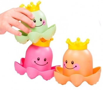 Пірамідка для води BeBeLino Восьминіжки, 3 елементи (58052) - Pampik - 3