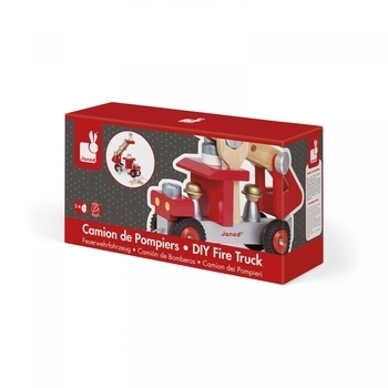 Ігровий набір Janod Пожежна машина з інструментами (J06498) - Pampik - 3