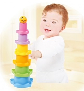 Пірамідка BeBeLino Веселкова (58065) - Pampik - 2