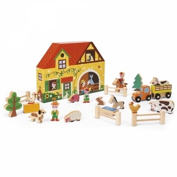 Ігровий набір Janod Ферма (J08524) - Pampik