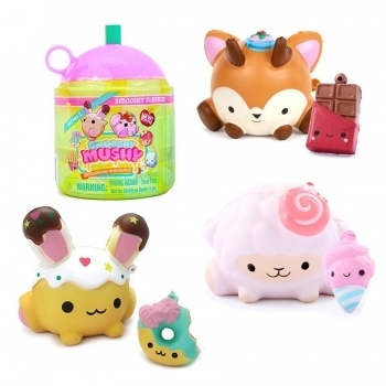 Ігровий набір-сюрприз Smooshy Mushy S1 Сквіш М'якиш Смаколики (кетчуп, молочний коктейль, кленовий сироп) (174930) - Pampik - 2