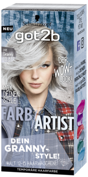 

Тонирующая краска для волос Got2b Farb Artist 098 Серебряный Металлик, 80 мл