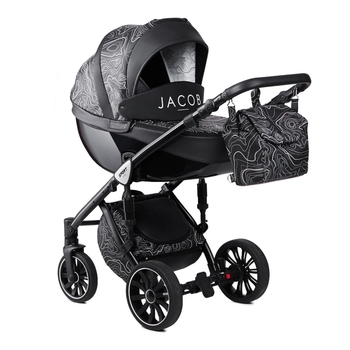 

Универсальная коляска 2 в 1 Anex Sport Jacob, черный с серым (20137