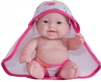 

Пупс JC Toys Молли, с розовым полотенечком, 20 см (JC16822-3)