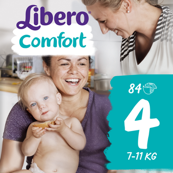 

Подгузники Libero Comfort 4 (7-11 кг), 84 шт.