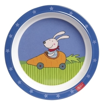 Тарілка Sigikid Racing Rabbit, синій (24614SK) - Pampik