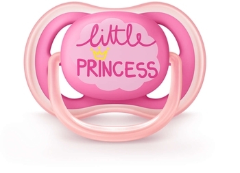 Силіконова ортодонтична пустушка Philips Avent Ultra Air, 6-18 міс., персиковий, 2 шт. (SCF343/22) - Pampik - 2