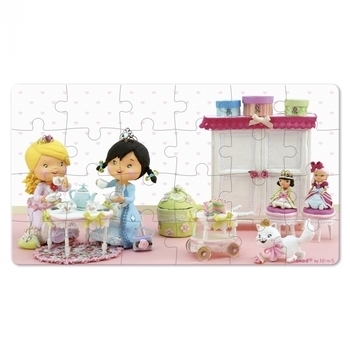 Набор пазлов Janod Роза играет в принцессу, 2 шт. (J02770) - Pampik - 4