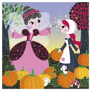 Набор для творчества Janod Скрейтч-карты Золушка (J07770) - Pampik - 4