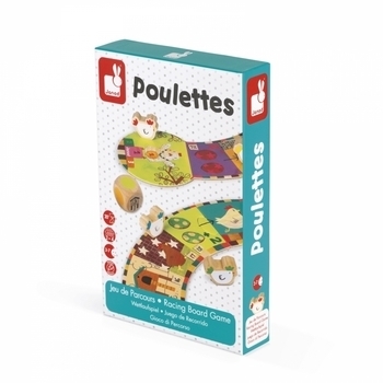 Настільна гра Janod Гонки курчат (J02909) - Pampik