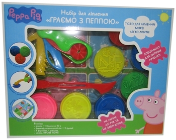 Набір для ліплення Peppa Pig Граємо з Пеппою (119656) - Pampik - 2