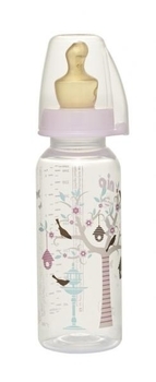 Пляшка для годування Nip PP, 250 мл, світло-рожевий (35006) - Pampik