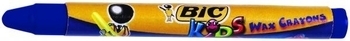 Кольорова крейда BIC Wax Crayons, воскові, 12 шт. (927829) - Pampik - 2