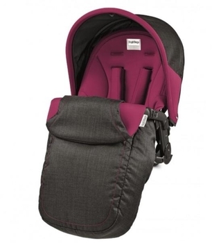 Прогулянковий блок Peg-Perego Pop-Up Fleur, малиновий з чорним (ISPV300062SO13DX29) - Pampik