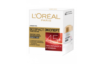 Антивіковий крем навколо очей L'Oréal Paris Skin Expert Вік Експерт догляд 45+, для всіх типів шкіри, 15 мл - Pampik - 5
