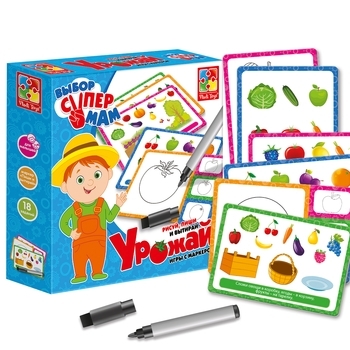 

Игра с маркером Vladi Toys Урожай, рус. язык (VT1802-12