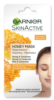 

Восстанавливающая маска для лица Garnier Skin Active Мед, для сухой кожи, 8 мл