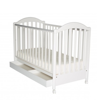Ліжечко дитяче Baby Italia Euro White, білий - Pampik - 3