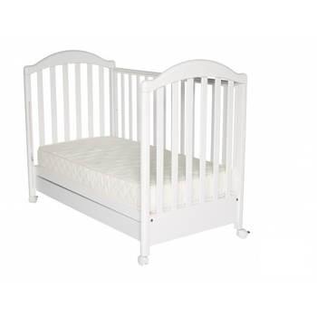 Ліжечко дитяче Baby Italia Euro White, білий - Pampik - 4
