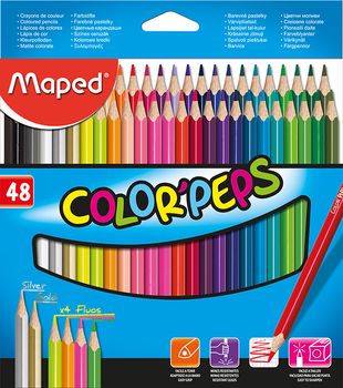 Карандаши цветные Maped Color peps Classic, 48 шт. (MP.832048) - Pampik