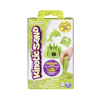 

Песок для детского творчества Wacky-Tivities Kinetic Sand Neon, 227 г, зеленый (71423G