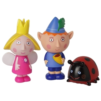 Подарок. Набор игрушек-брызгунчиков Ben&Holly's Little Kingdom Друзья, 3 фигурки (30982) - Pampik