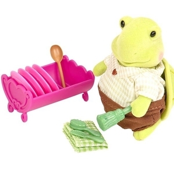 Ігровий набір Lil Woodzeez Черепаха-господиня (6143M) - Pampik