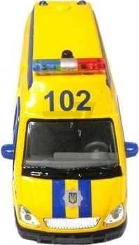 Автомодель Technopark Газель Поліція, жовтий (CT-1276-17PU) - Pampik - 2