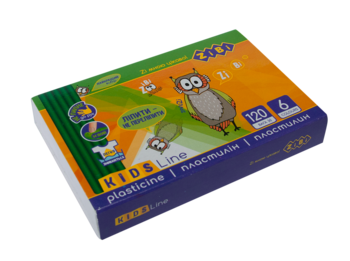 Пластилін ZiBi Kids Line, 6 кольорів, 120 г (ZB.6207) - Pampik