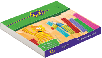 Пластилін ZiBi Kids Line, 18 кольорів, 360 г (ZB.6206) - Pampik