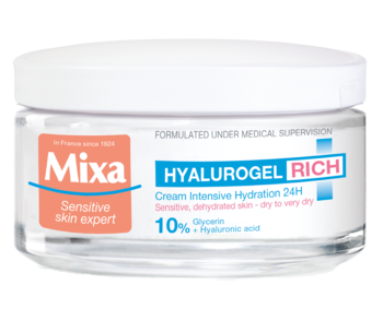 Крем для обличчя Mixa Hydrating, для чутливої ​​і дуже сухої шкіри, 50 мл - Pampik