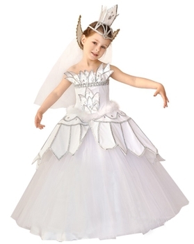 Карнавальний костюм Purpurino Принцеса-Лебідь, поліестер, р.30, білий (631/30) - Pampik - 3
