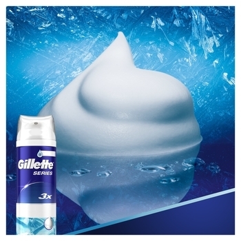 Піна для гоління Gillette Series Sensitive Cool, 250 мл - Pampik - 5