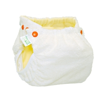 Підгузок трикотажний ЕКО ПУПС Active Classic з вкладишем Abso Maxi, 12-17 кг, молочний (ТП2ВК4-4м) - Pampik