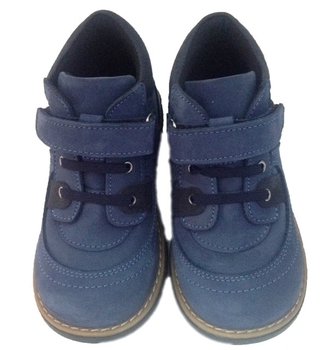 Черевики Perlina 91BLUETOM, нубук, р.22, синій (588043465) - Pampik - 4