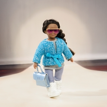 Набор одежды для кукол Lori Голубое пальто (LO30005Z) - Pampik - 2