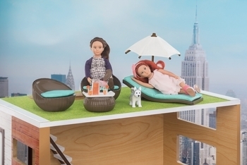 Набір для ляльок Lori Меблі для тераси (LO37005Z) - Pampik - 2