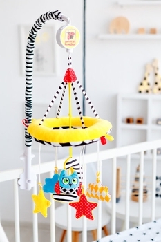 Мобиль Масік Black&White Совушка (МС 110507-01) - Pampik