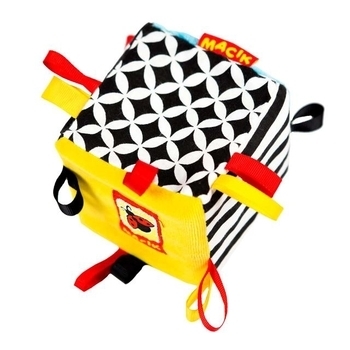 Брязкальце-кубик Масік Black & White (МС 010501-01) - Pampik