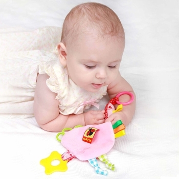 Розвиваюча іграшка-забавка Масік Коло з прорізувачем (МС 030601-01) - Pampik - 5