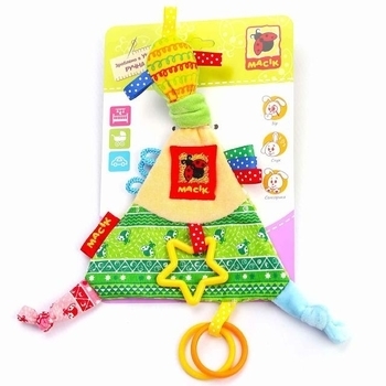 Розвиваюча іграшка-забавка Масік Трикутник з кільцями (МС 030602-01) - Pampik - 2