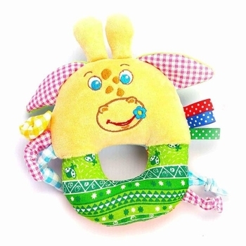 Погремушка-кольцо Масік Зоо Жираф Озорник (МС 010203-02) - Pampik - 2