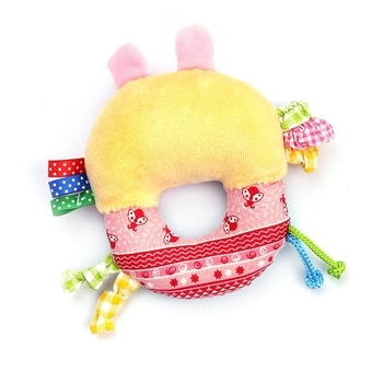 Погремушка-кольцо Масік Зоо Бегемот Добряк (МС 010203-01) - Pampik - 2