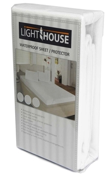 Наматрацник-поверхня LightHouse Jersey Водонепроникний, 200х180 см, білий (48841) - Pampik