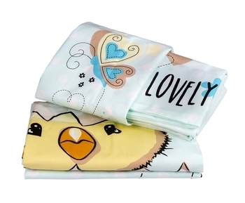 Комплект постельного белья Hobby Lovely, поплин, мятный (29337) - Pampik - 2