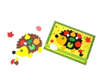 Аппликация-открытка Апли Крапли Ежик (АЛ-02) - Pampik - 3